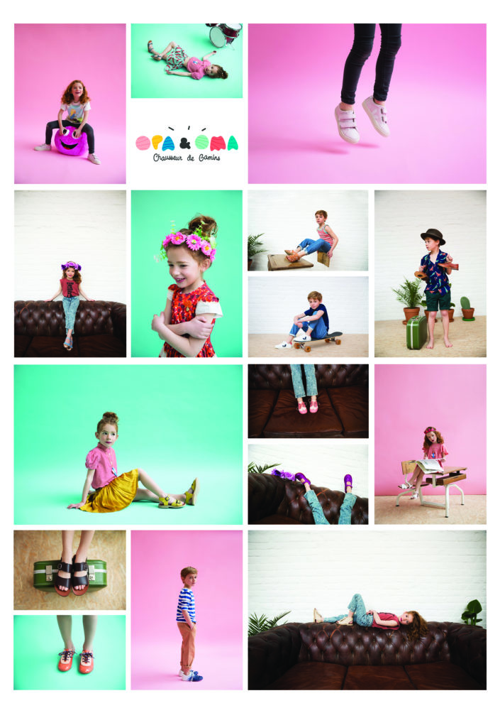 © Copyright Caroline Coo - photographe marque, boutique chaussures Lille OPA & OMA, shooting enfants