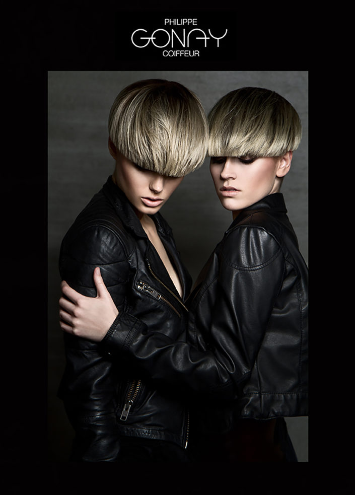 © Copyright Caroline Coo - Shooting modèle & coupe de cheveux - salon de coiffure Philippe Gonay